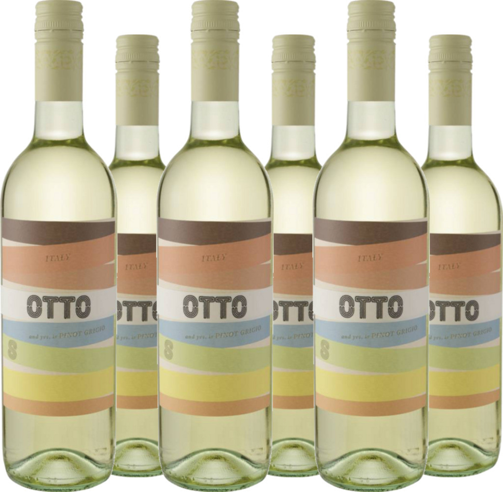 6er Vorteilspaket Otto Pinot Grigio Provincia di Pavia IGT