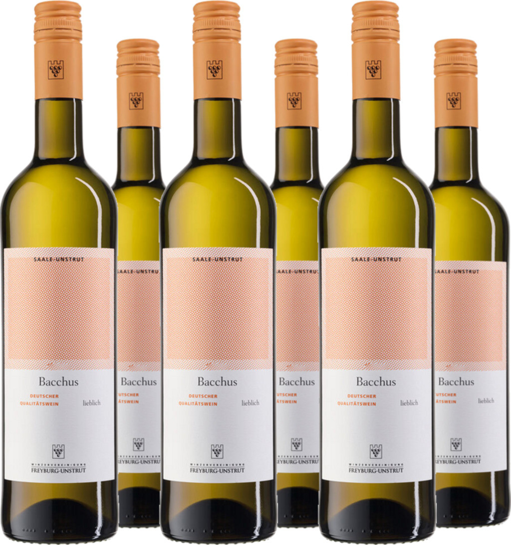 6er Vorteilspaket Bacchus Lieblich QbA