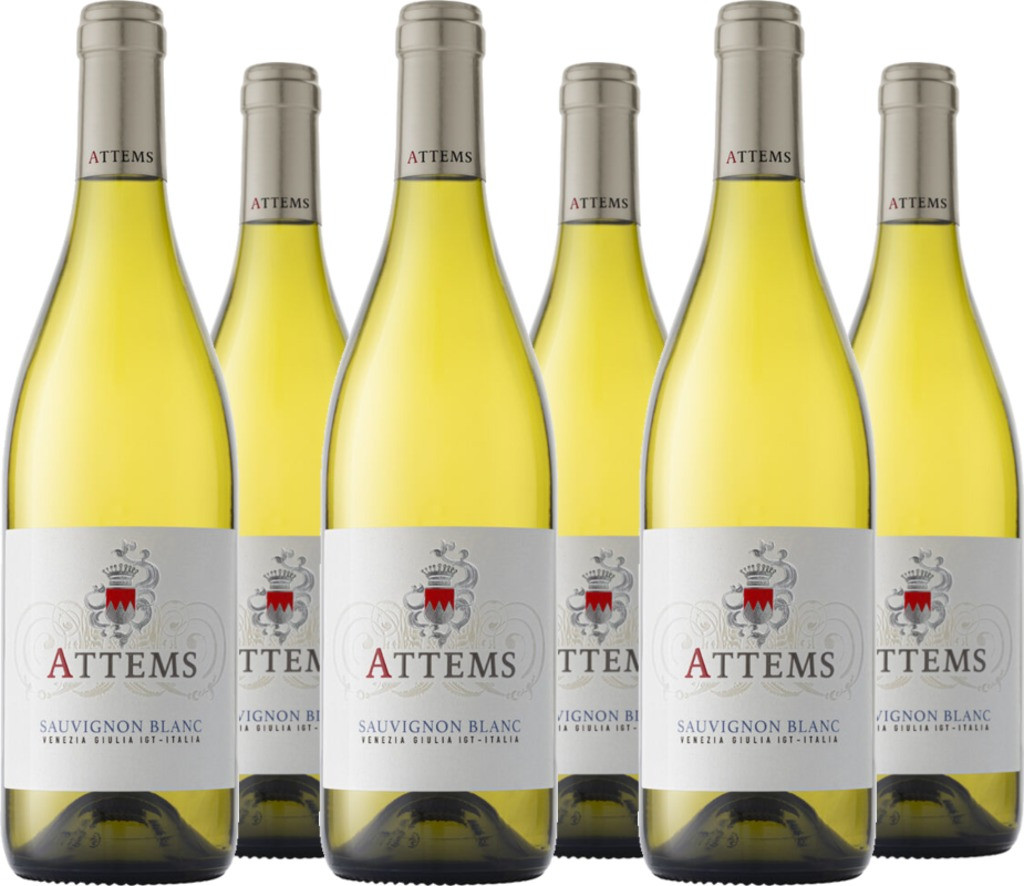 6er Vorteilspaket Attems Sauvignon Blanc Venezia Giulia IGT