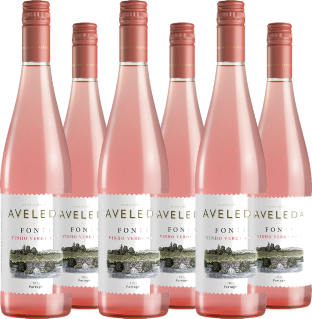 6er Vorteilspaket Aveleda Fonte Vinho Verde DOC Rosé