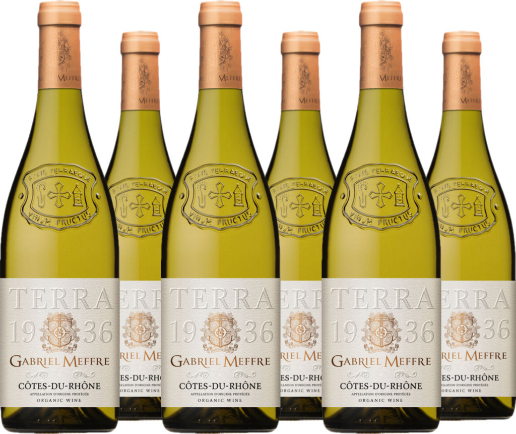 6er Vorteilspaket Côtes du Rhône Blanc