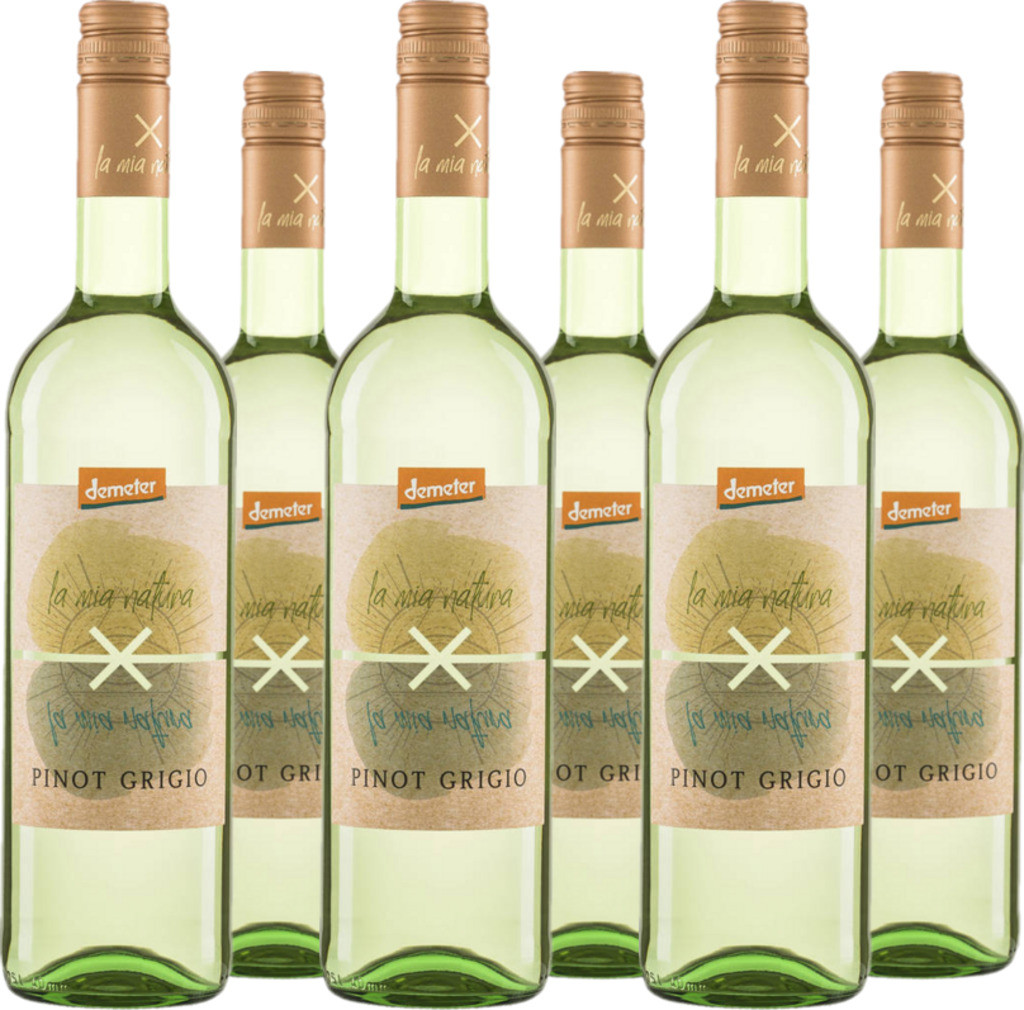 6er Vorteilspaket X La Mia Natura Pinot Grigio Demeter