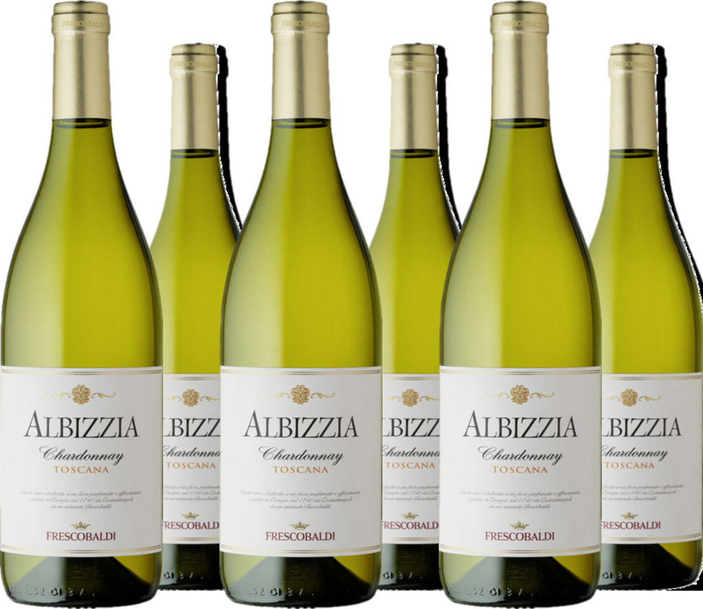 6er Vorteilspaket Toscana Albizzia Chardonnay Toscana IGT