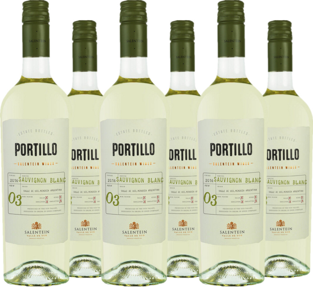 6er Vorteilspaket Bodegas Salentein Portillo Sauvignon Blanc