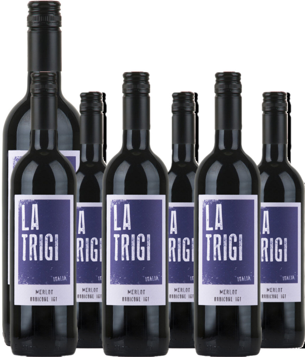 6er Vorteilspaket Merlot Vino Varietale d'Italia