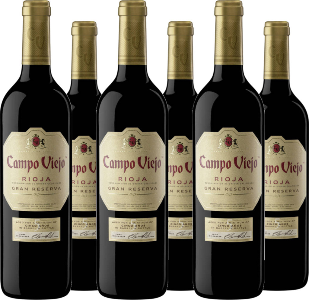 6er Vorteilspaket Gran Reserva Rioja DOCa