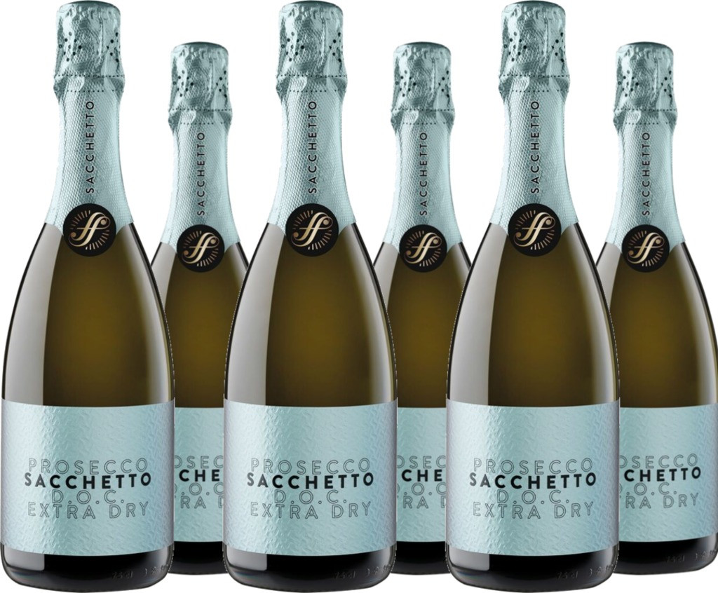 6er Vorteilspaket Prosecco DOC Spumante Extra Dry