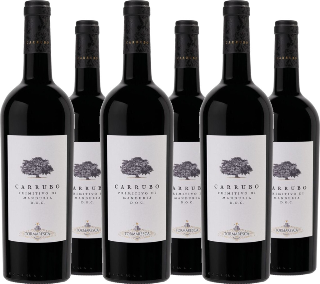 6er Vorteilspaket Carrubo Primitivo di Manduria DOC
