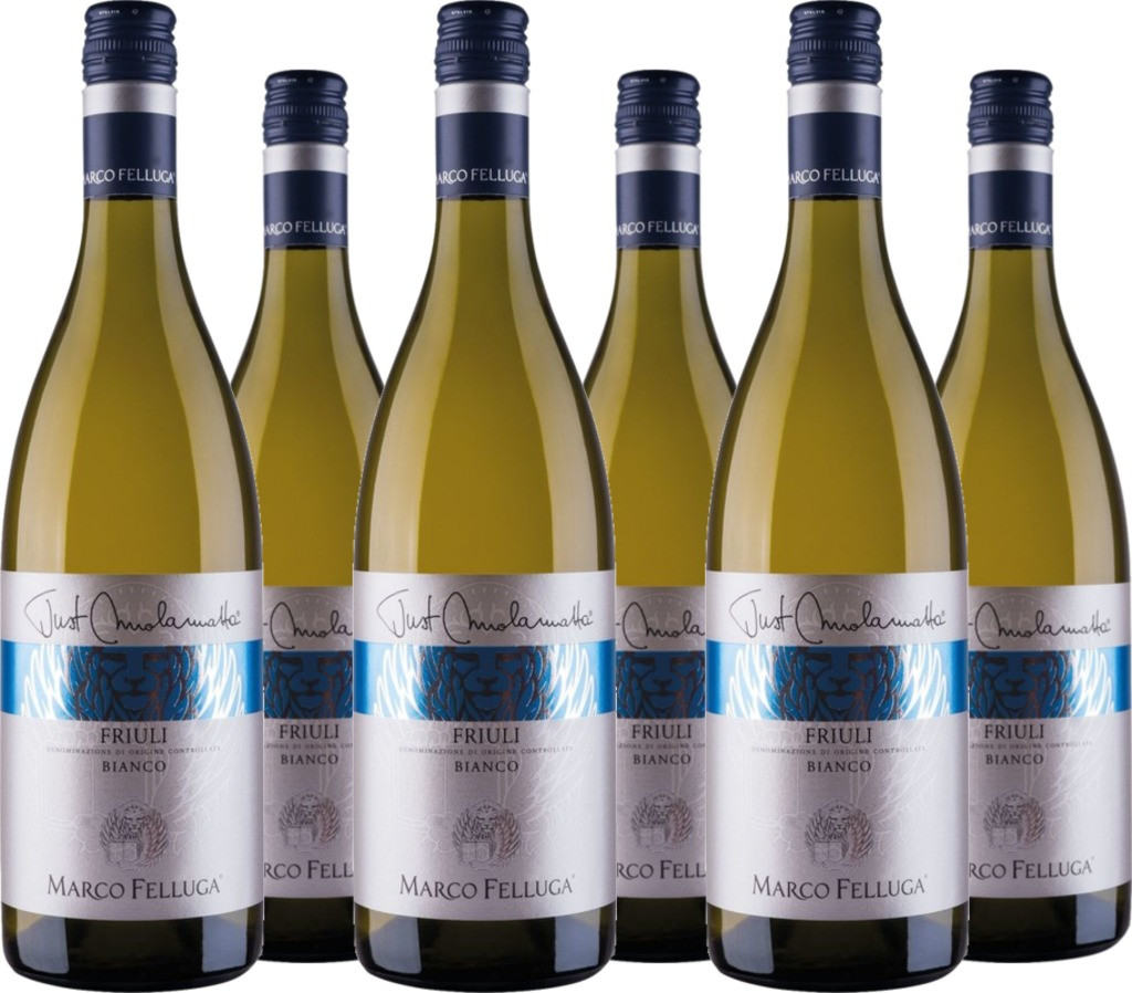 6er Vorteilspaket Just Molamatta Bianco DOC Collio
