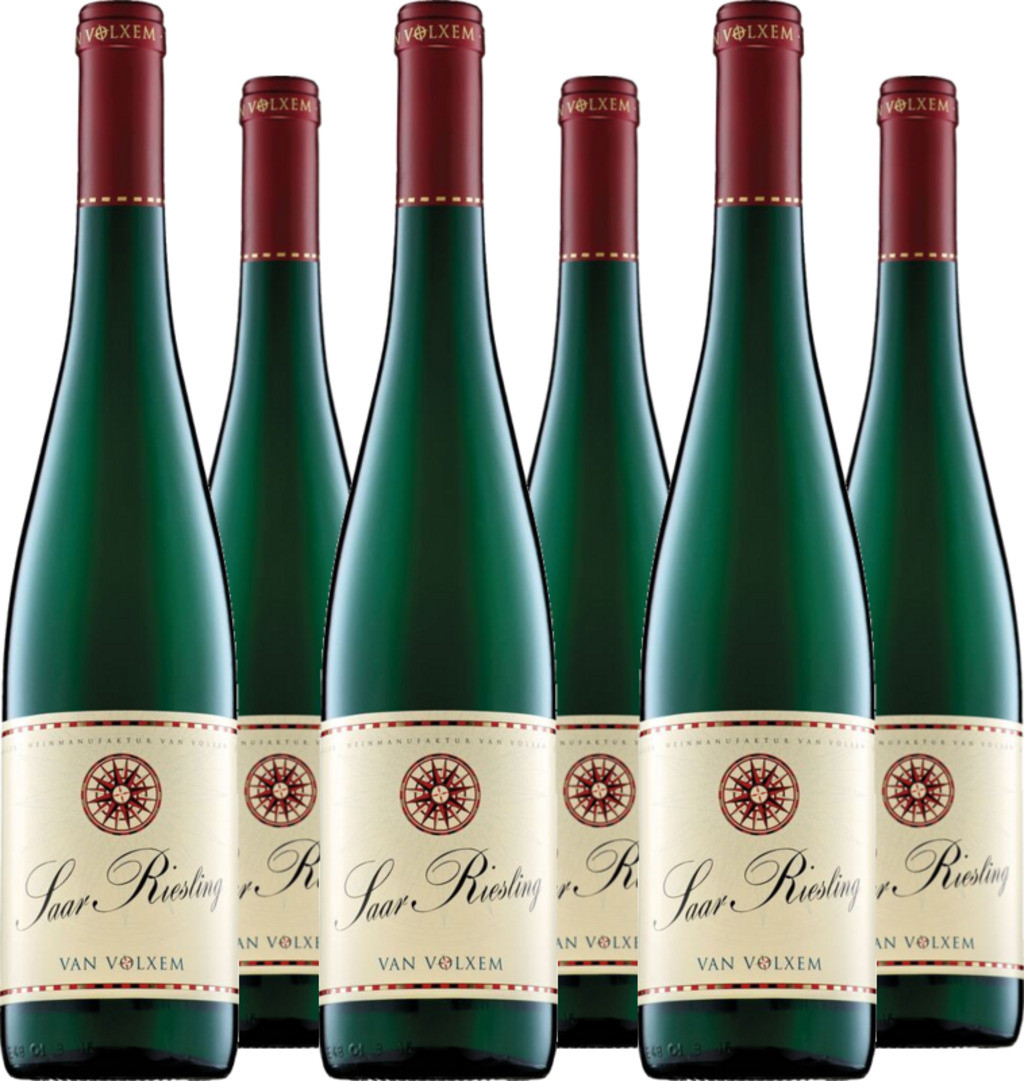 6er Vorteilspaket Saar-Riesling Mosel QbA trocken