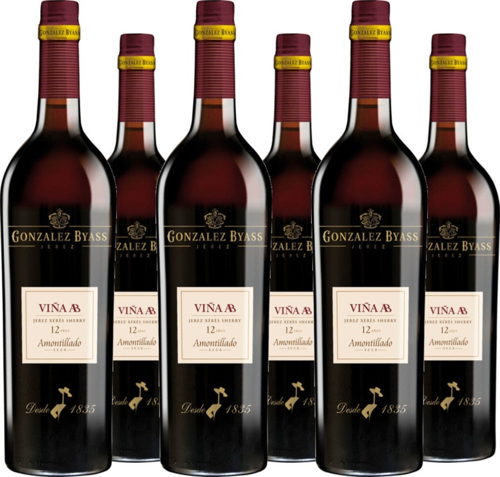 6er Vorteilspaket Vina AB Amontillado