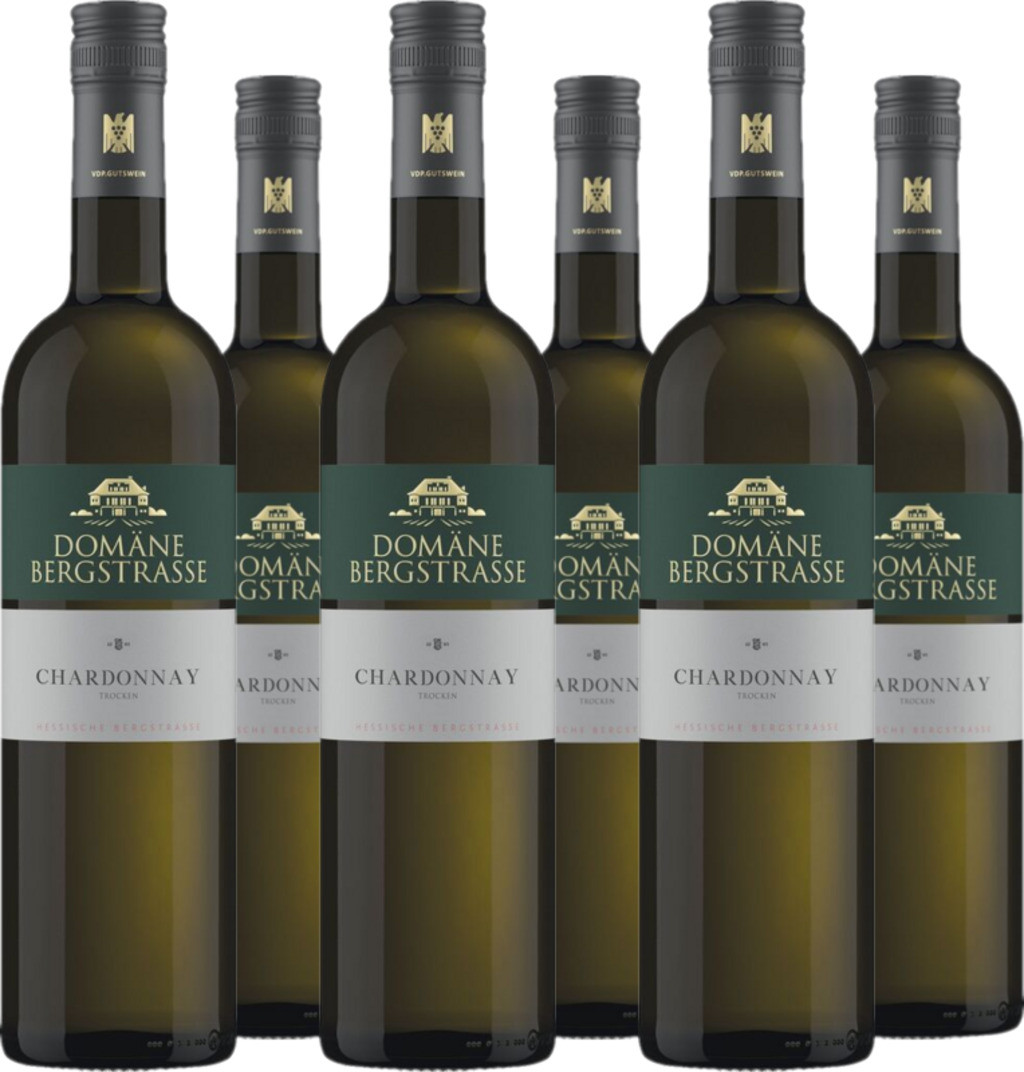 6er Vorteilspaket Domäne Bergstraße Chardonnay