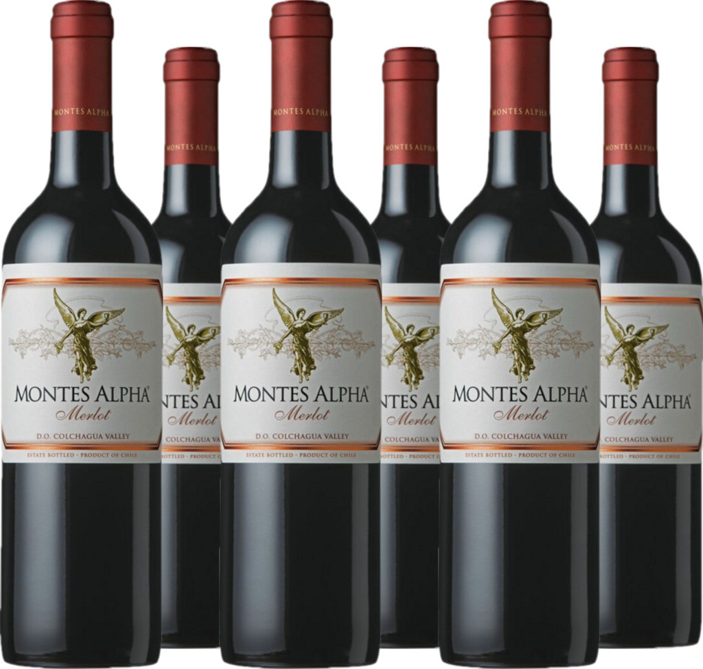 6er Vorteilspaket Montes Alpha Merlot