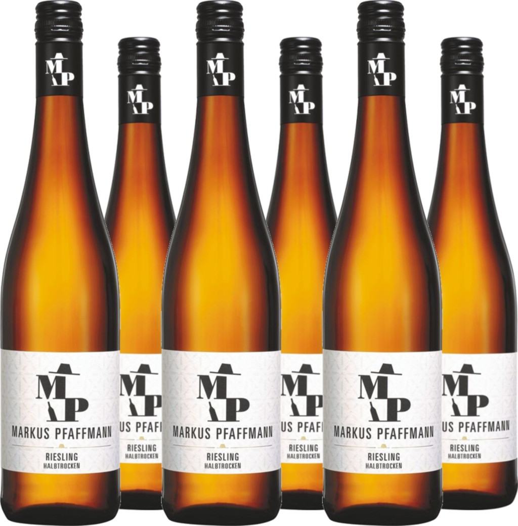 6er Vorteilspaket Riesling QbA halbtrocken M.P.