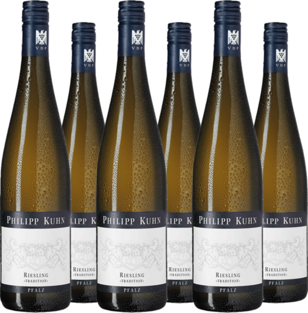 6er Vorteilspaket Riesling QbA trocken Tradition