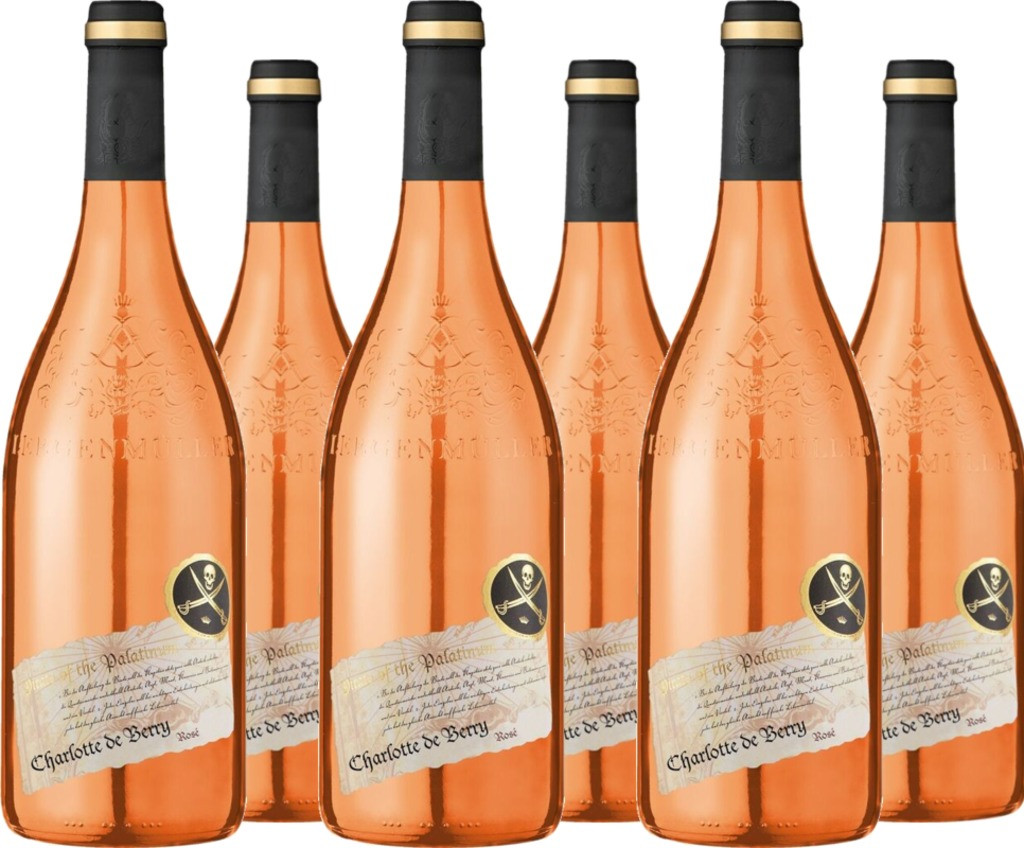 6er Vorteilspaket Charlotte de Berry Rosé trocken