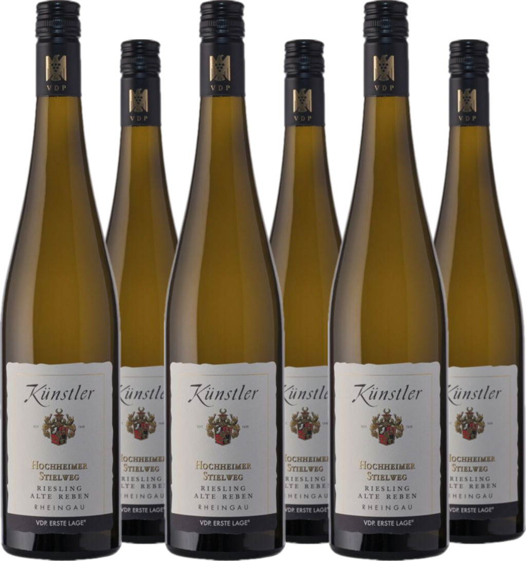 6er Vorteilspaket Hochheim Stielweg Riesling QbA trocken Alte Reben