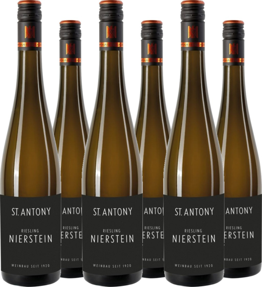 6er Vorteilspaket Niersteiner Riesling QbA trocken