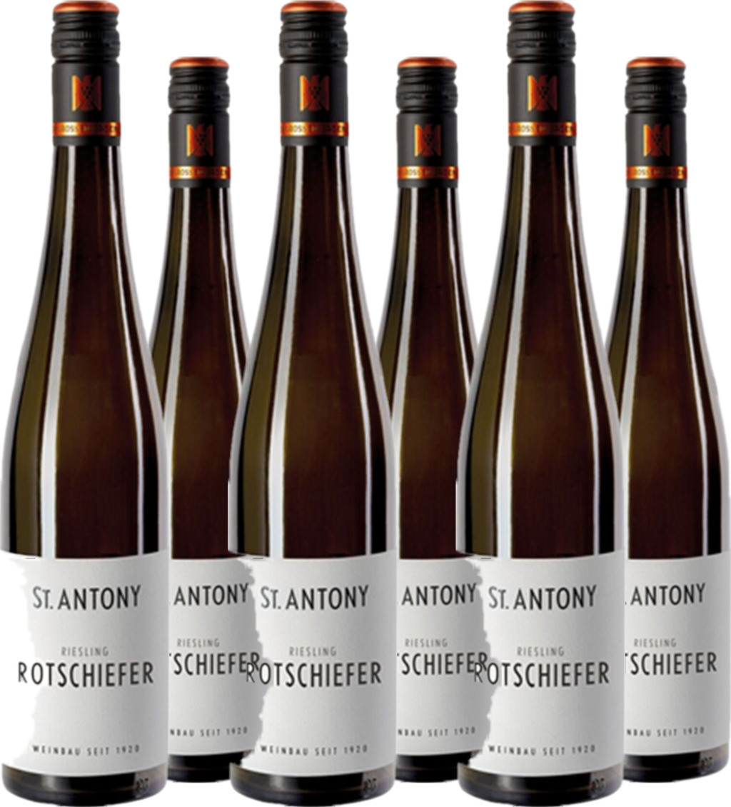 6er Vorteilspaket Riesling QbA trocken vom Rotschiefer