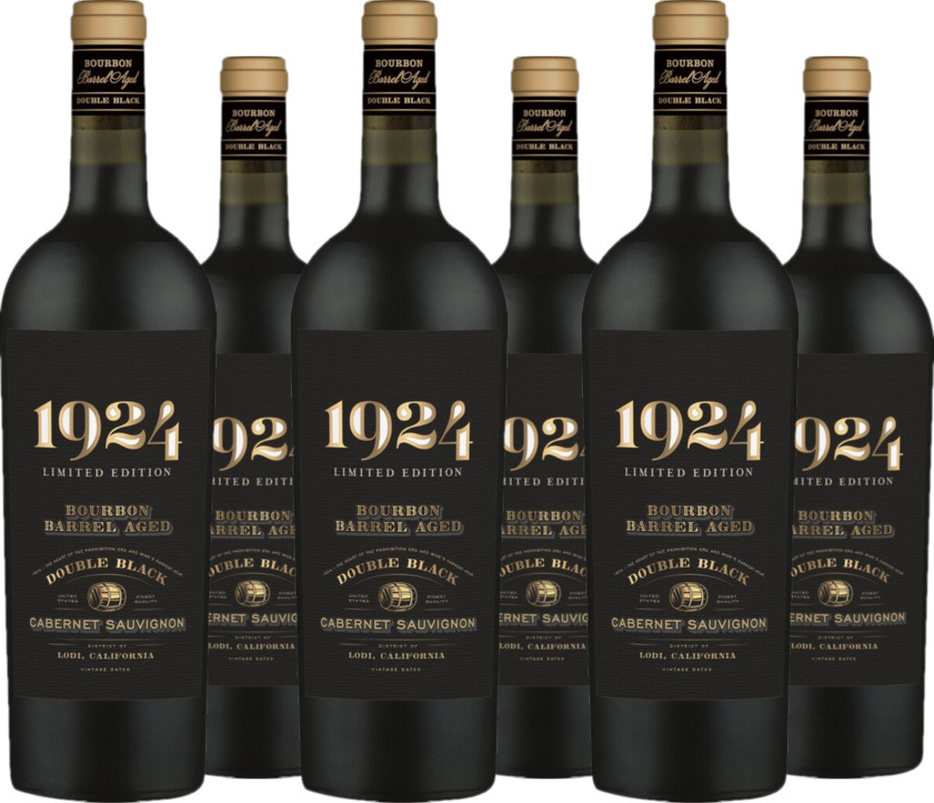 6er Vorteilspaket 1924 Double Black Cabernet Sauvignon Bourbon Barrel Aged