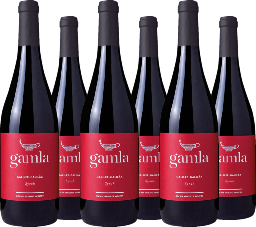 6er Vorteilspaket Gamla Syrah Galilee-Galiläa