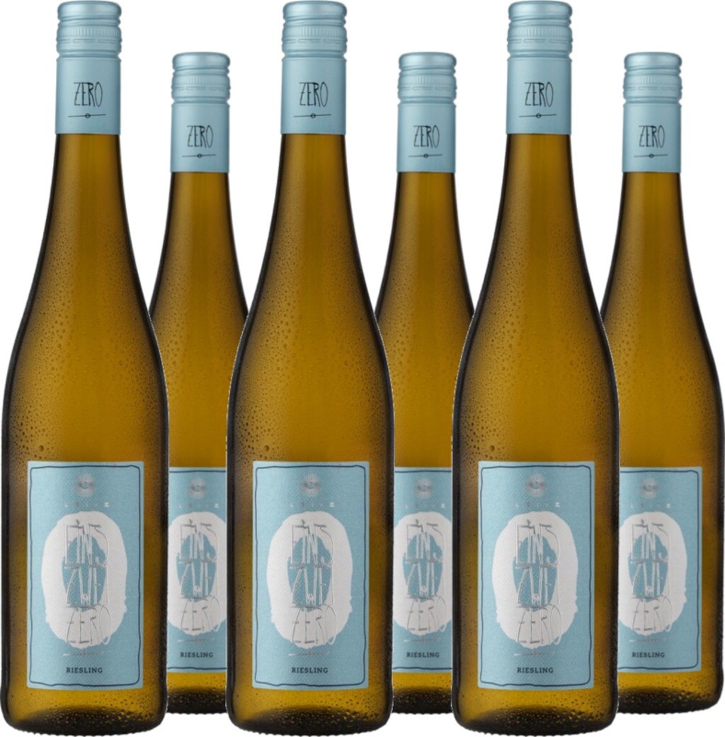 6er Vorteilspaket Leitz EINS-ZWEI-ZERO Riesling Alkoholfreier Wein