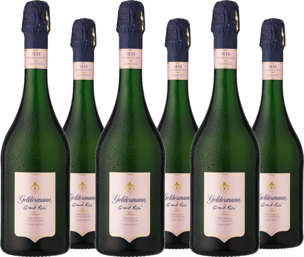 6er Vorteilspaket Geldermann Grand Rosé