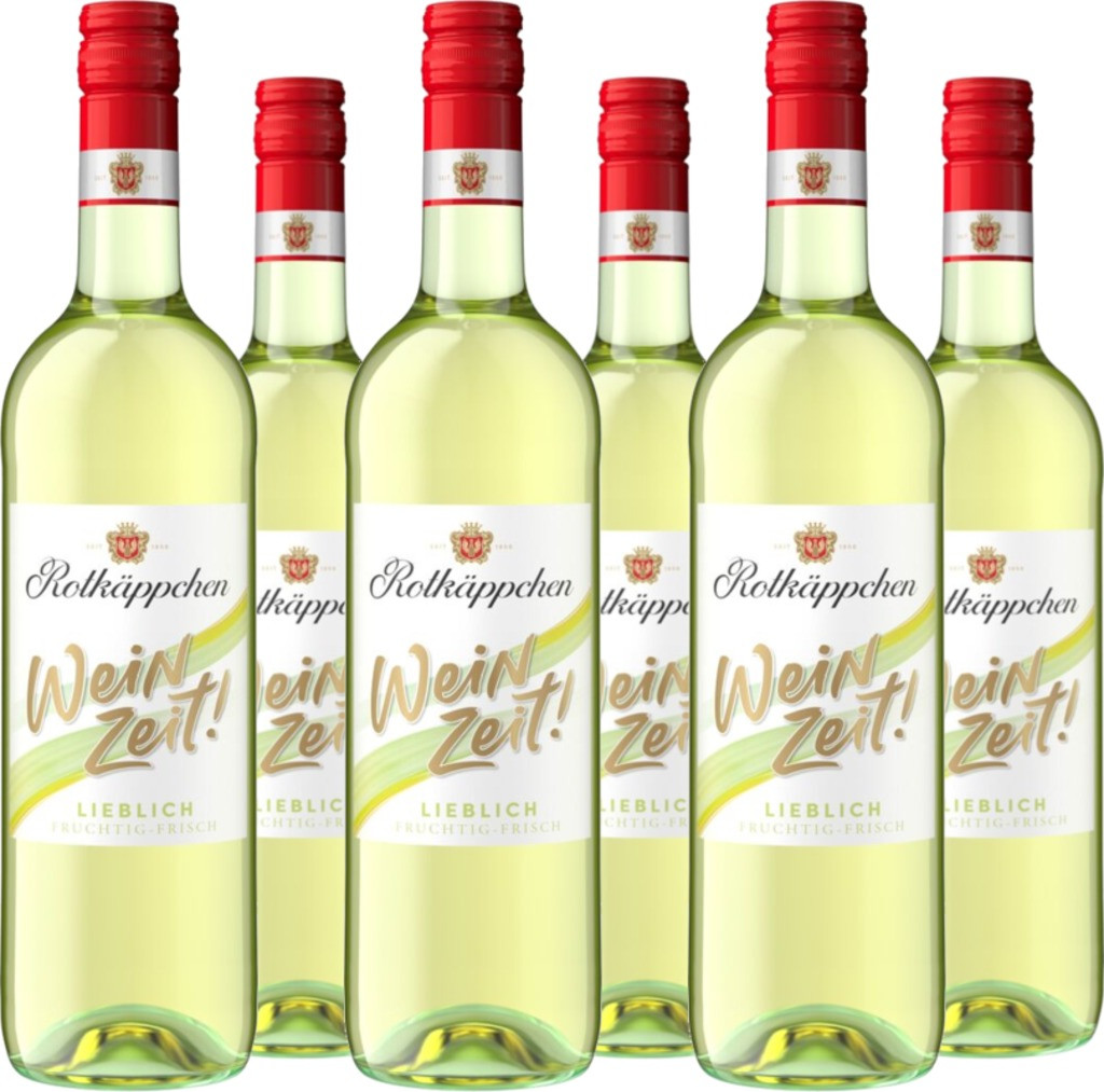 6er Vorteilspaket Rotkäppchen Weinzeit Weiß 0,75l