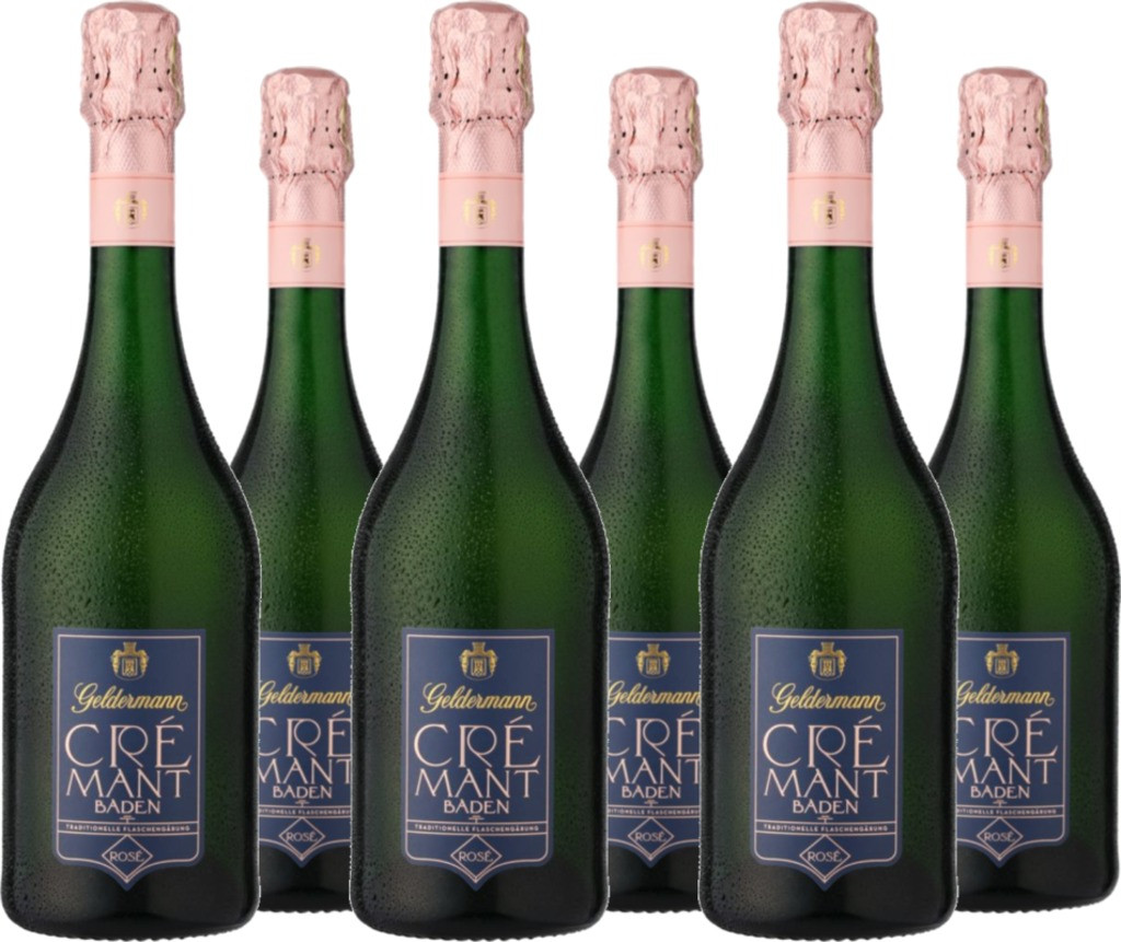 6er Vorteilspaket Geldermann Crémant Brut Rosé