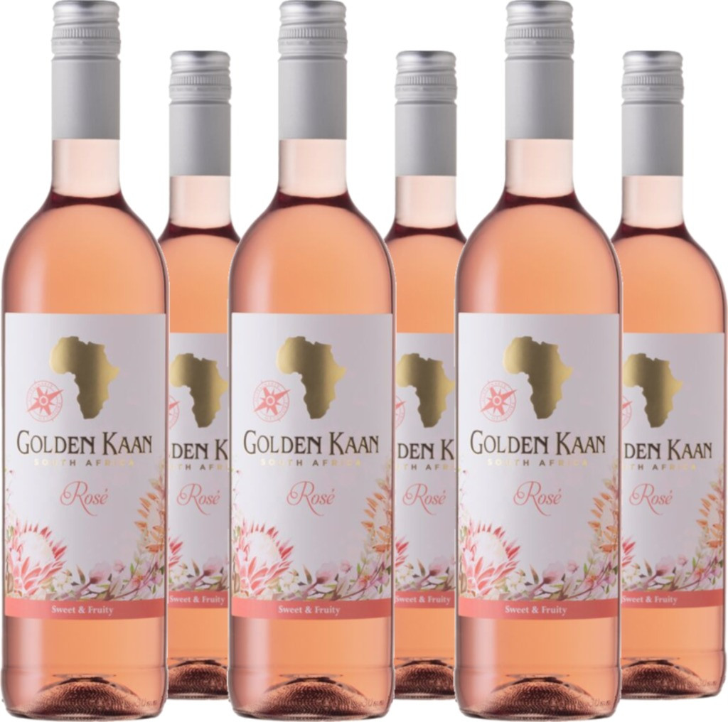 6er Vorteilspaket Golden Kaan Shiraz Rosé Western Cape