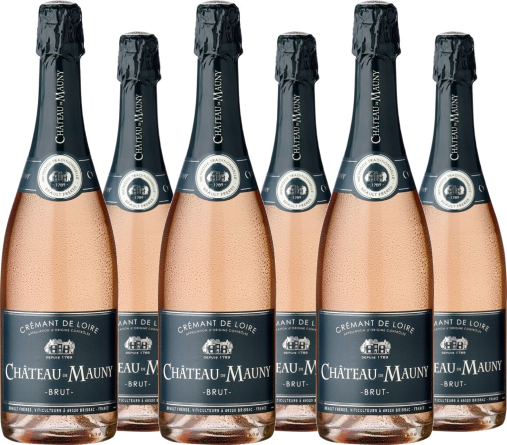 6er Vorteilspaket Cremant de Loire Brut Rose Cremant de Loire AOC