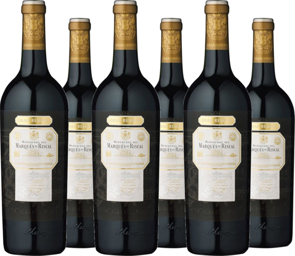 6er Vorteilspaket Marqués de Riscal Gran Reserva Rioja DOCa