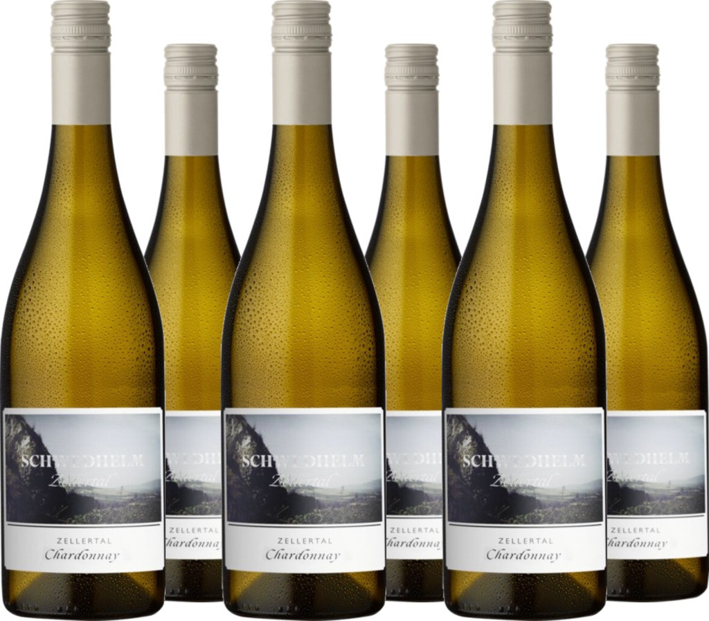 6er Vorteilspaket Schwedhelm Chardonnay Zellertal QbA trocken