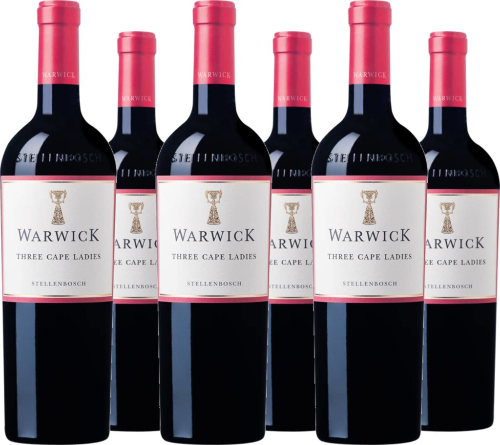 6er Vorteilspaket Warwick Estate 'Three Cape Ladies' Stellenbosch