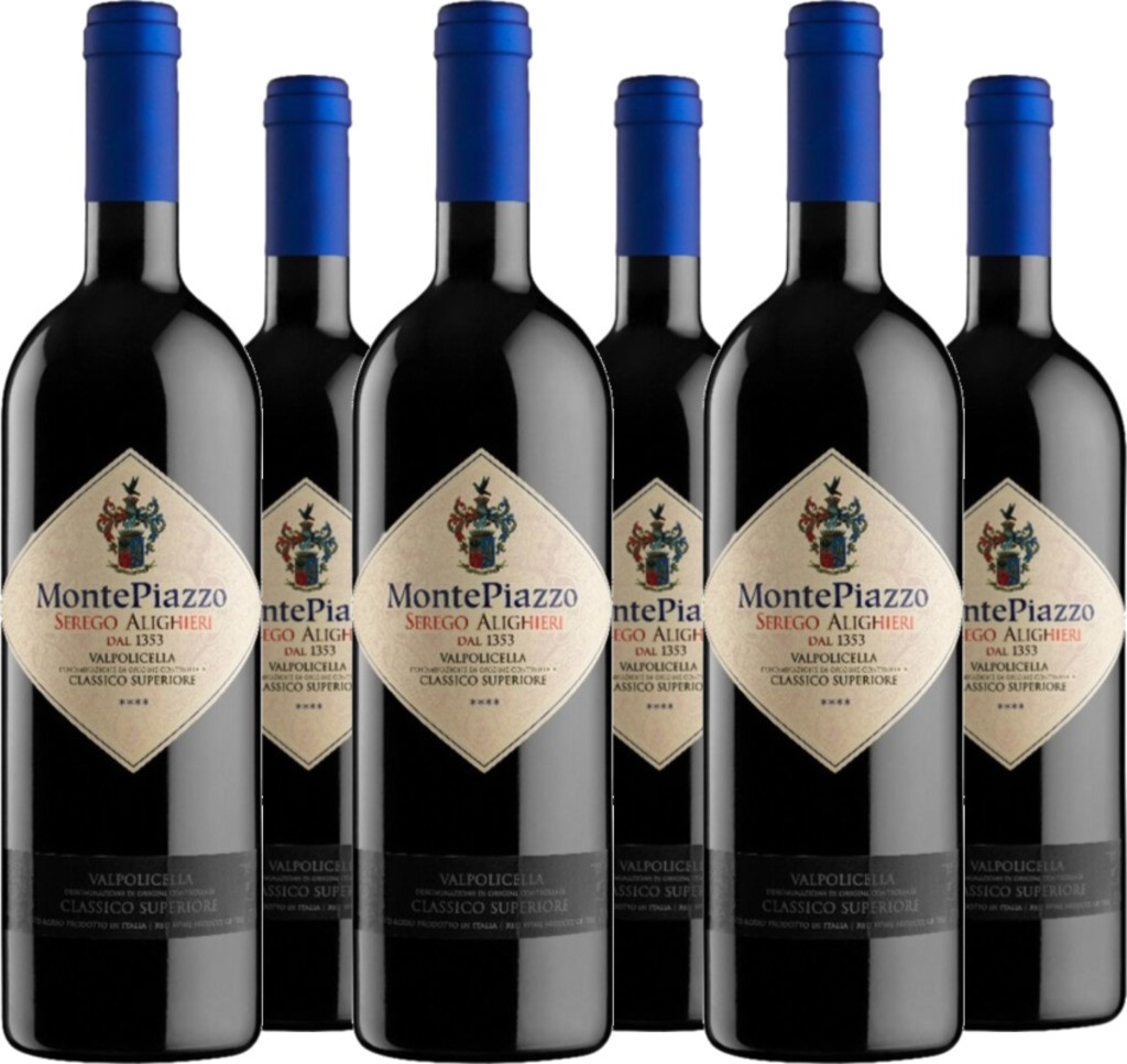 6er Vorteilspaket Serego Alighieri »MontePiazzo« Valpolicella Classico Superiore