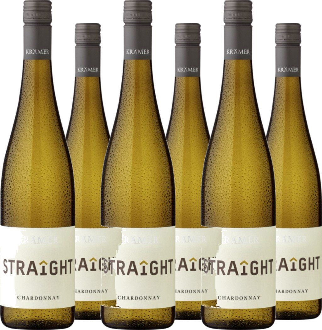 6er Vorteilspaket Krämer Straîght Chardonnay QbA trocken