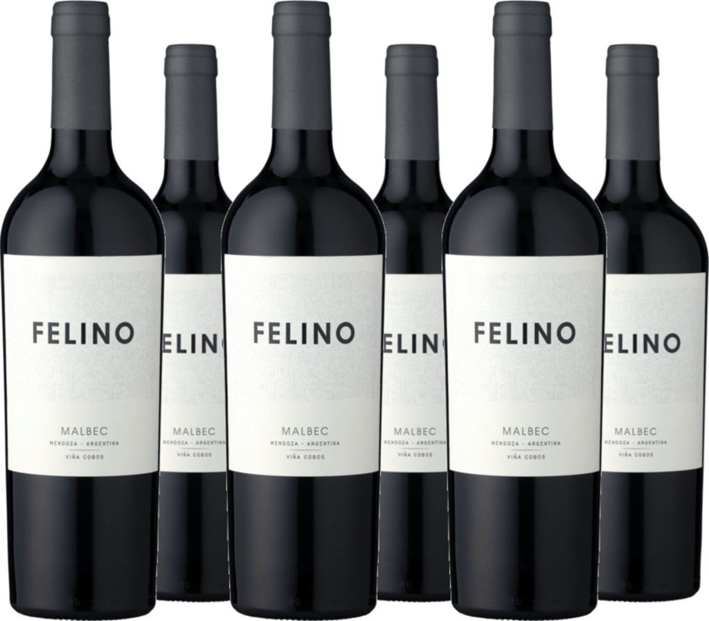 6er Vorteilspaket Vina Cobos 'Felino' Malbec Mendoza