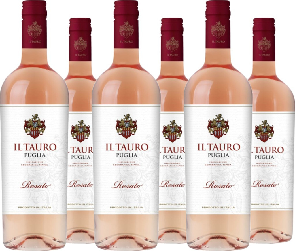 6er Vorteilspaket Il Tauro Rosato Puglia IGT