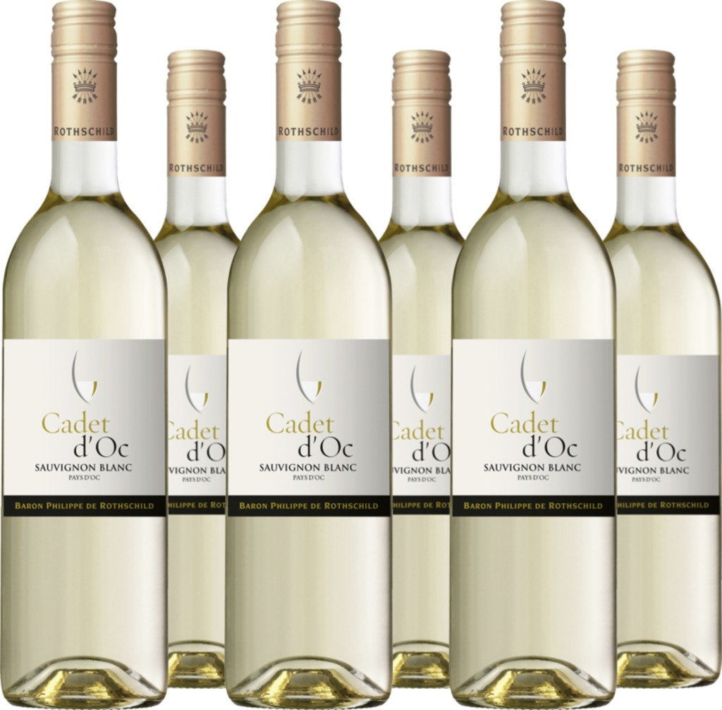 6er Vorteilspaket Cadet d'Oc Sauvignon Pays d'Oc IGP