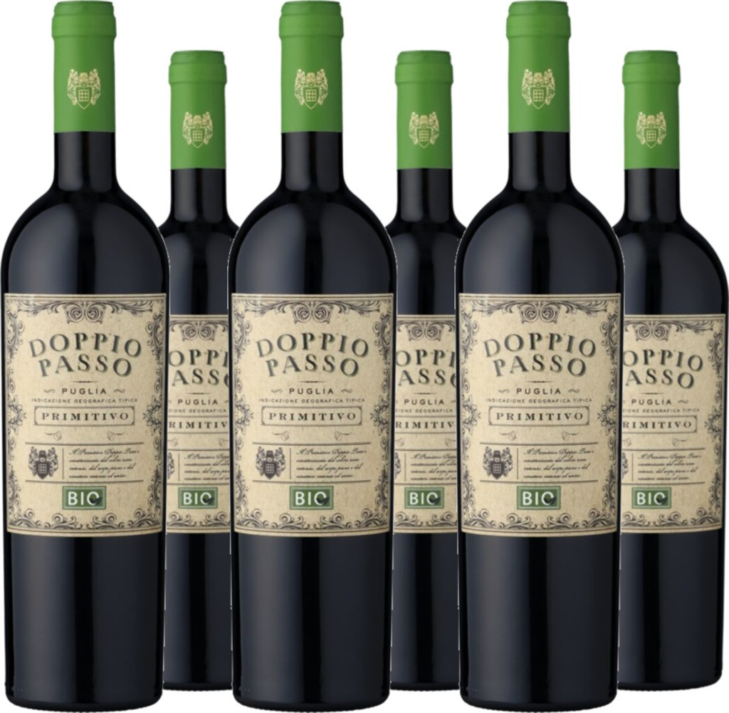 6er Vorteilspaket Doppio Passo Primitivo IGT Puglia