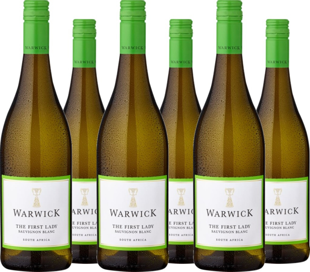6er Vorteilspaket Warwick Estate „The First Lady“ Sauvignon Blanc Western Cape