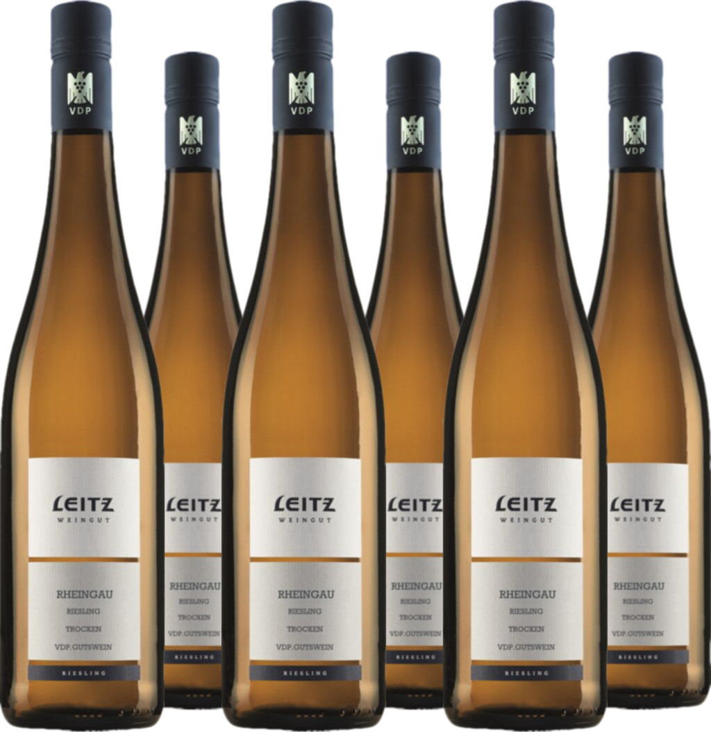 6er Vorteilspaket Leitz Riesling trocken VDP Gutswein
