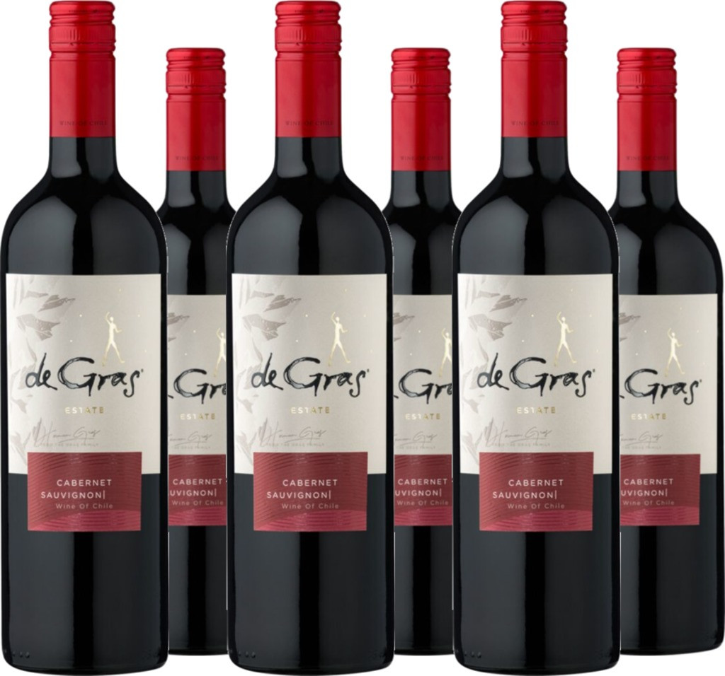 6er Vorteilspaket De Gras Cabernet Sauvignon