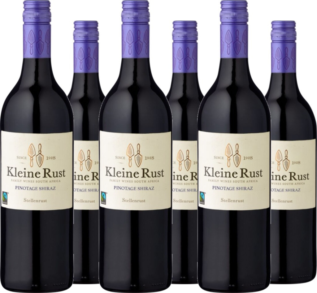 6er Vorteilspaket Kleine Rust Pinotage Shiraz Stellenbosch