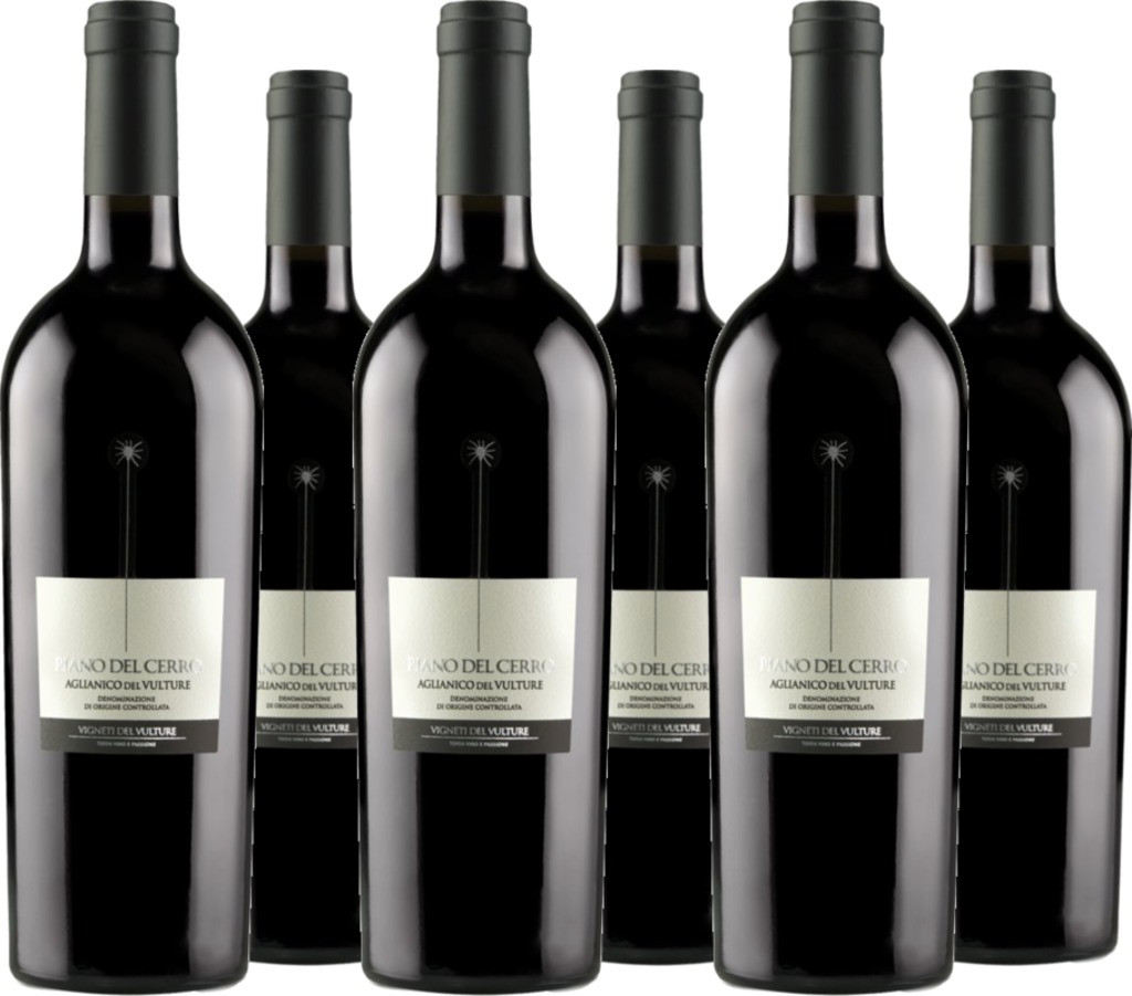 6er Vorteilspaket Piano del Cerro Aglianico del Vulture