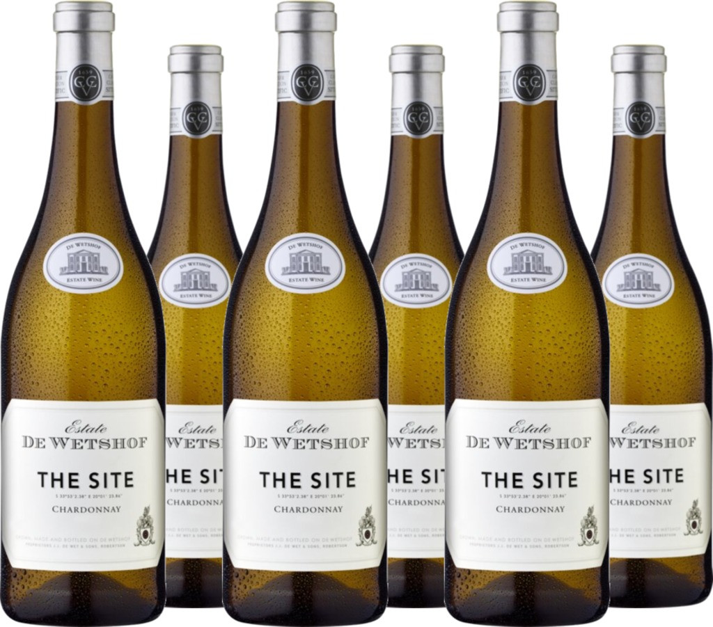 6er Vorteilspaket De Wetshof Estate The Site Chardonnay W.O. Robertson