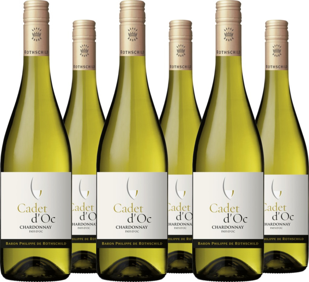 6er Vorteilspaket Cadet d'Oc Chardonnay Pays d'Oc IGP