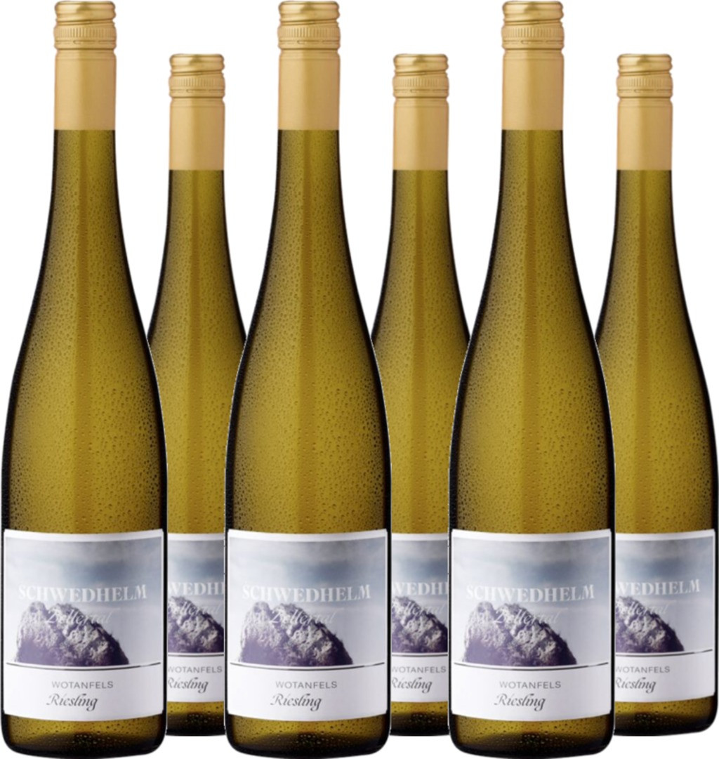 6er Vorteilspaket Schwedhelm Riesling Wotanfels