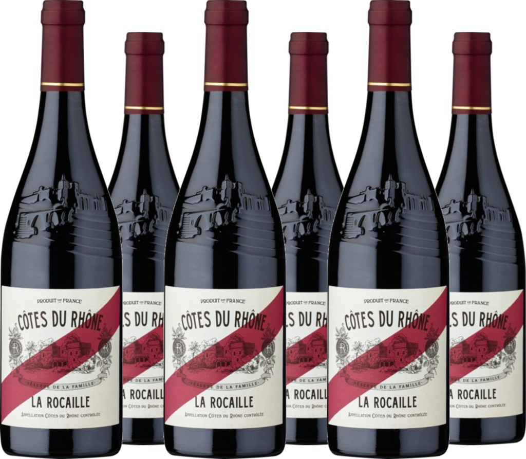 6er Vorteilspaket La Rocaille Côtes du Rhône AOC