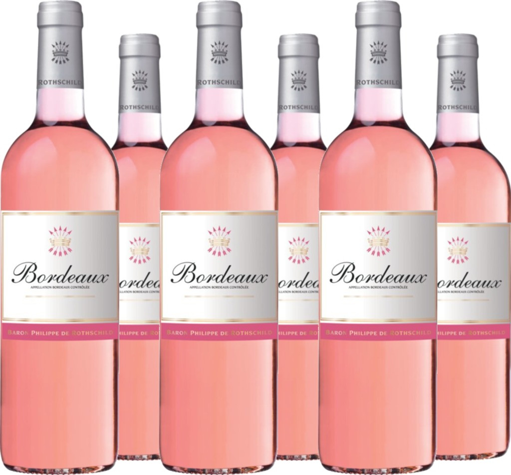 6er Vorteilspaket Rosé Bordeaux AOC
